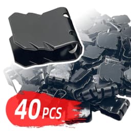 Car Mudguard Fixing Clips Metal U Shaped Manganese Steel Mudflap Holder Universal Auto Fender Buckle Clamp for Truck Motorcycle