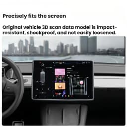 For Tesla Model YL/3 Highland/Y Juniper2024-2026 Silicone Screen Frame, Display Edge Body Cover, Central Control Bezel Protector