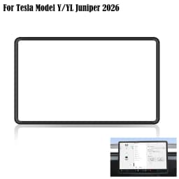 16-inch Silicone Screen Frame For Tesla Model Y/YL Juniper 2026 360° Edge Protection Car Interior Accessories