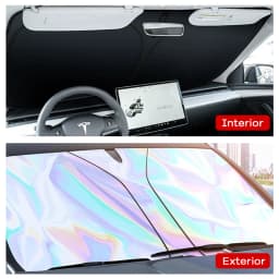 For Tesla Model Y YL 3 Highland Juniper 2017-2025 2026 Car Sun Shade Front Window Shade Visor Glass Roof Skylight UV Protection
