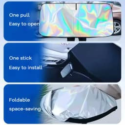For Tesla Model Y YL 3 Highland Juniper 2017-2025 2026 Car Sun Shade Front Window Shade Visor Glass Roof Skylight UV Protection