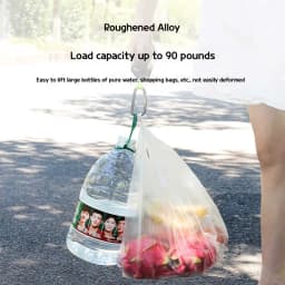 2PCS Heavy Duty Aluminium Alloy Hooks Multi-functional Solid Thick for Motorcycle E-Bike Scooter Camping Hiking Outdoor Use