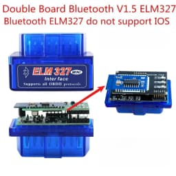 Super Mini ELM327 Bluetooth V1.5 Auto Code Reader Dual PCB Works with Android Symbian 2Layer Hardware PIC18F25K80 Chip