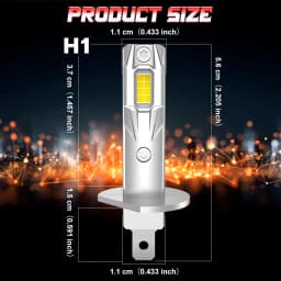 H1 LED Headlights Bulbs for Car CANBUS Fog Lights 5000W 5000000LM Mini Auto HeadLamp CSP Chips High Power 12V/24V +800% Bright