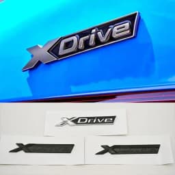 NEW 3D ABS Car Sticker Logo Xdrive Emblem Trunk Badge Nameplate X Drive For BMW Xdrive 320d 320i 530d 525d E60 G20 Accessories
