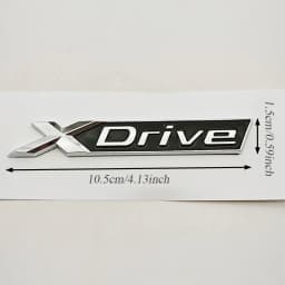 NEW 3D ABS Car Sticker Logo Xdrive Emblem Trunk Badge Nameplate X Drive For BMW Xdrive 320d 320i 530d 525d E60 G20 Accessories