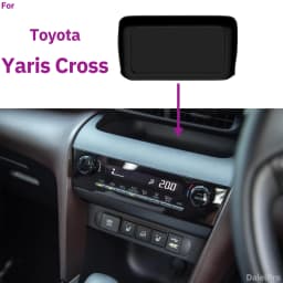 For Toyota Yaris Cross Silicone Mat– Flexible Console Liner for Wireless Charger Pad, Anti-Slip, Noise-Reducing Storage Box