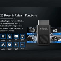 XTool Anyscan A30X OBD2 Scanner 26 Reset Service Code Reader TPMS Airbag Oil Reset Seat Calibration Injector Code PK A30M A30D