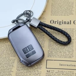 7 Buttons Soft TPU Gunmetal Key Fob Case Shell Cover For Kia Sportage Carnival Sedona K5 K3 K4 Auto Key Holder Bag Accessories