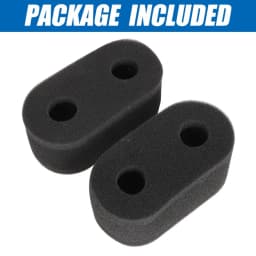 2PCS Foam Carb Sock Air Filters Double Trumpet For Weber DCOE Dellorto Jenvey Carburetor High Flow Intake Filter