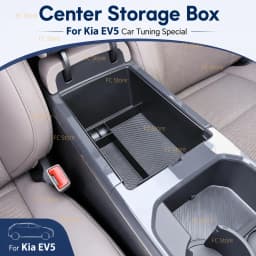 For Kia EV5 Central Armrest Storage Box for Kia Center Console Organizer Storage Box Container Holder Tray Accessories Parts Rep