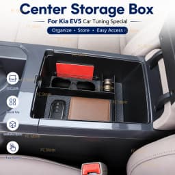 For Kia EV5 Central Armrest Storage Box for Kia Center Console Organizer Storage Box Container Holder Tray Accessories Parts Rep