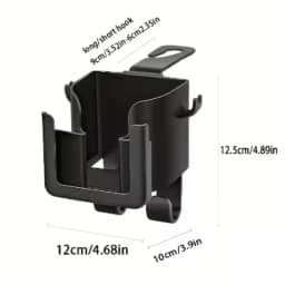 1/2PCS Car Seat Back Storager Hook With Cup Holder Phone Holder Car Headrest Organizer for Drinks, Bags Saving Space