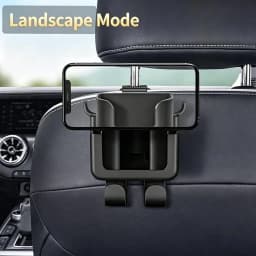 1/2PCS Car Seat Back Storager Hook With Cup Holder Phone Holder Car Headrest Organizer for Drinks, Bags Saving Space