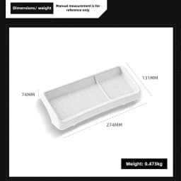 For Tesla Model 3 Y YL Juniper Highland 2025 2026 Dashboard Storage Box Central Control Screen Rear Organizer Tray ETC Tissue