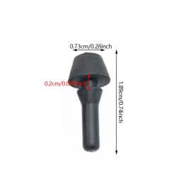 4Pcs Armrest Rubber Buffer Cushion Pad, Center Console Storage Box Bumper for Toyota RAV4 Avensis T250 Camry XV20 XV40