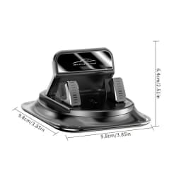 Universal Car Phone Mount Anti-Slip Pad Dashboard Navigation Holder Support Bracket 360 Degree Rotation Stand Car Accessories