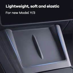for Tesla Model Y Juniper/Launch Model3 2024 2025 2026 Anti-skid Pad Wireless Charging Pad Car Phone Non-slip Mat Protective Pad