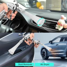 Tornado Dry Cleaning Gun with Brass Adjustable Air Flow Nozzle,Air Blower Gun Quickly Blasts Dirt and Dust