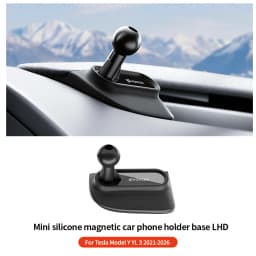 YZ Magnetic Silicone Phone Holder Fit Tesla Model YL Y 3 Juniper Highland Anti-Shake Strong Magnet for iphone 17 16 15 Car Mount