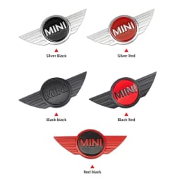 MINI Car Rear Front Hood Emblem Badge Decoration Accessories For MINI Cooper S Works JCW R55 R56 R50 R53 R60 R61 F54 F55 F56 F57