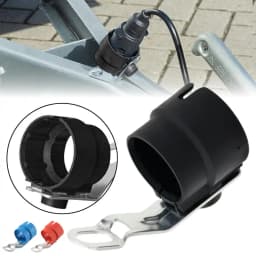 Round Parking Cover Trailer Plug Holder Trailer Connector for 7 /13 Pin Trailer Plugs Adapter Caravan Car Truck Accessories