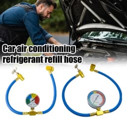 R134A Recharge Measuring Hose Can Tap Gauge Refrigerant Charging Pipe Adapter Air conditioning Car accessories