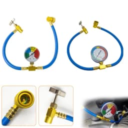 R134A Recharge Measuring Hose Can Tap Gauge Refrigerant Charging Pipe Adapter Air conditioning Car accessories