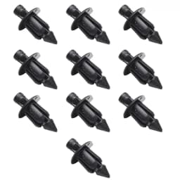 10/20/30PCS 6mm Black Motorcycle Fairing Rivet Clip Fastener For Honda Suzuki Kawasaki Body Panel Trim Parts