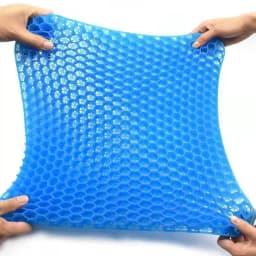 Seat Cushion - Cool Honeycomb Gel for Summer - Car Seat Cushion - Soft Cooling Thick Cushion for Home Office