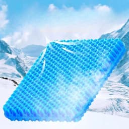 Seat Cushion - Cool Honeycomb Gel for Summer - Car Seat Cushion - Soft Cooling Thick Cushion for Home Office