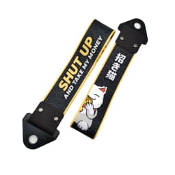 JDM Racing Culture Car Pendant Tow Strap Belt Tow Rope Ribbon Trailer Rope Bumper Towing Strap FOR Red Sun Accessories