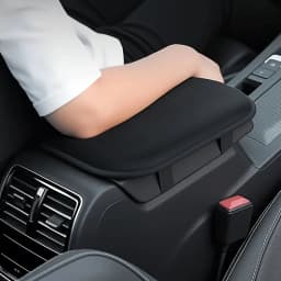 Universal Car Armrest Pad Plush Heightening Pad for Central Console 1pc for Vehicles for Car Interior Armrest Cover Summer Use