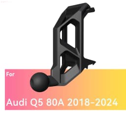 Custom Fit for Audi Q5 SQ5 2018-2023 2024 Magnetic Phone Mount Airflow Cooling Phone Holder 360° Swivel Dashboard Holder Base