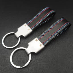 Women Man Leather M Sport Logo Luxury Car Keychain for BMW E39 E46 E60 E61 E90 E91 E30 E60 G20 G30 X1 X2 X3 X4 X5 X6 X7 M3 M5