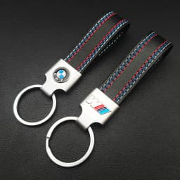 Women Man Leather M Sport Logo Luxury Car Keychain for BMW E39 E46 E60 E61 E90 E91 E30 E60 G20 G30 X1 X2 X3 X4 X5 X6 X7 M3 M5