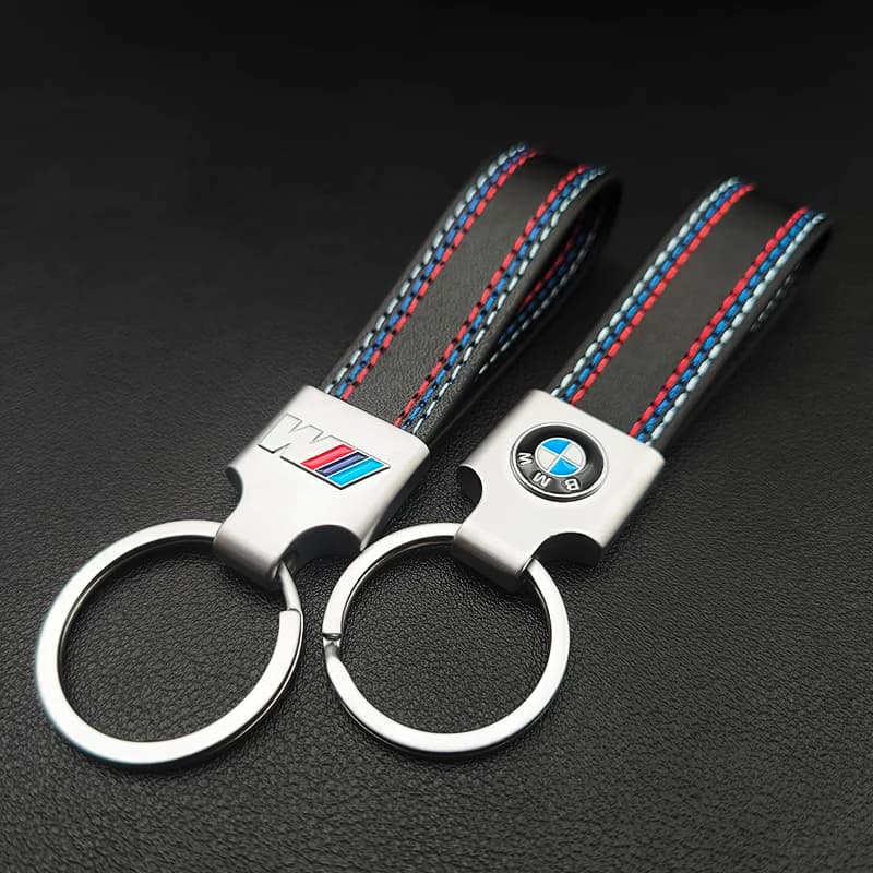 Women Man Leather M Sport Logo Luxury Car Keychain for BMW E39 E46 E60 E61 E90 E91 E30 E60 G20 G30 X1 X2 X3 X4 X5 X6 X7 M3 M5