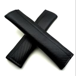 2pcs Carbon Leather Seat Belt Covers Car Accessories For BMW M E39 E46 E90 E60 F10 F20 F30 F34 F01 G20 G30 X1 X3 X5 X6 M3 M4 M5
