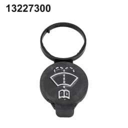 1Pc Black Windshield Wiper Washer Fluid Tank Cap Cover For Chevy Camaro 2010-2016 For Cruze Malibu OE 13227300