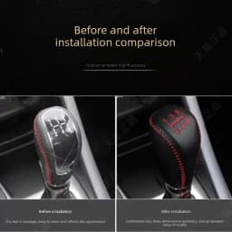 2018-19 Jetour Model X70 Manual Gear Shift Cover X70s Gear Shift Knob Cover Gear Lever Protector Handle Leather Case Shifter