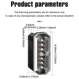 Universal Solar Warning Light Truck Side Lights LED Flashing Signal Lamp for Motorcycle Bicycle Night Safety Decor Accessories