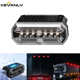 Universal Solar Warning Light Truck Side Lights LED Flashing Signal Lamp for Motorcycle Bicycle Night Safety Decor Accessories