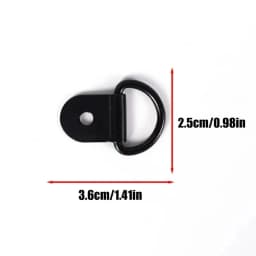 10/20Pcs Stainless Steel D Shape Pull Hook Tie Down Anchor Ring for Truck Trailer RV Boat Cargo Accessories