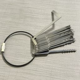22 in 1 Universal Lock Key Set For PadLock Repairing Tools Locksmith Training Tools