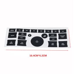 Dash AC Radio Button Repair Stickers Fit 07-14 GMC Avalanche Tahoe Sierra Climate Control Decal Replacement