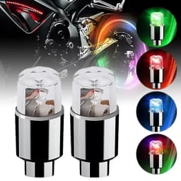 2/10Pcs Tire Valve Cap Lights Durable Tire Lights For Car Air Valve Caps With Lights For Motorcycles Bicycles Electric Vehicles