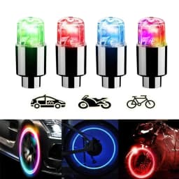 2/10Pcs Tire Valve Cap Lights Durable Tire Lights For Car Air Valve Caps With Lights For Motorcycles Bicycles Electric Vehicles