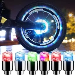2/10Pcs Tire Valve Cap Lights Durable Tire Lights For Car Air Valve Caps With Lights For Motorcycles Bicycles Electric Vehicles