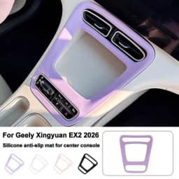 Silicone Center Control Panel Protective Mat For Geely EX2 Xingyuan Center Console Gear Shift Panel Silicone Mat Car Accessories