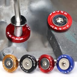 JDM Fender Washers M6 Bolt Set Car Modification Gasket Screw Fender Bumper Engine Aluminum Concave Screws Hex Fastener for Honda